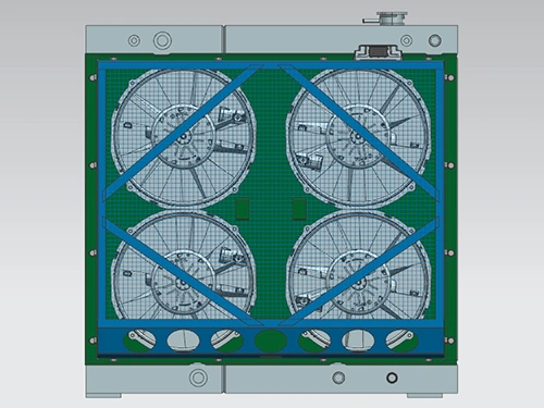 Cooling system for construction machinery